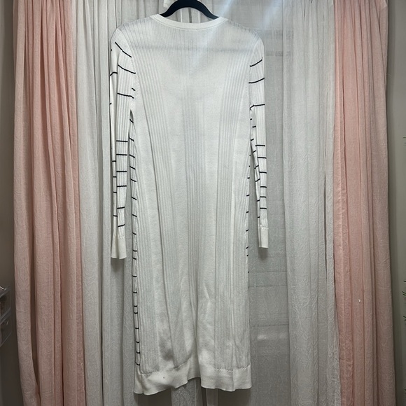 Cabi Style #5638 Dashes Sweater Long Duster Ribbed Size M EUC Item# AM - Picture 10 of 10